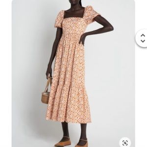 Few Moda Orange and White Dress